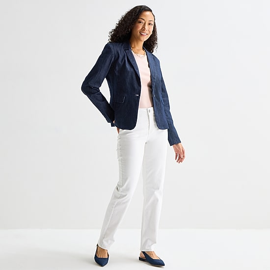 Liz Claiborne Womens Regular Fit Blazer