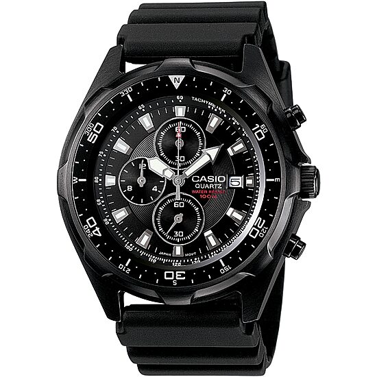 Casio Mens Black Strap Watch Amw330b-1a