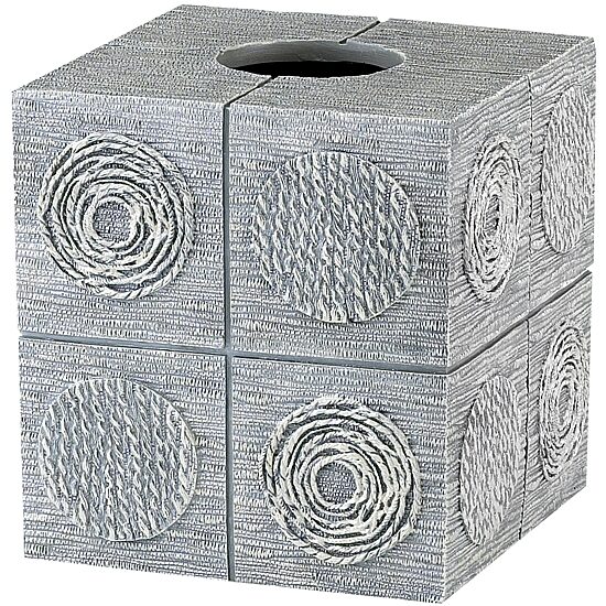 Avanti Galaxy Silver Tissue Holder