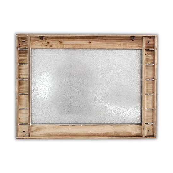 Wood Plank With Epoxy Printed Map Wall Art
