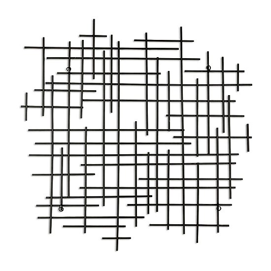Iquara Small Abstract Metal Wall Art