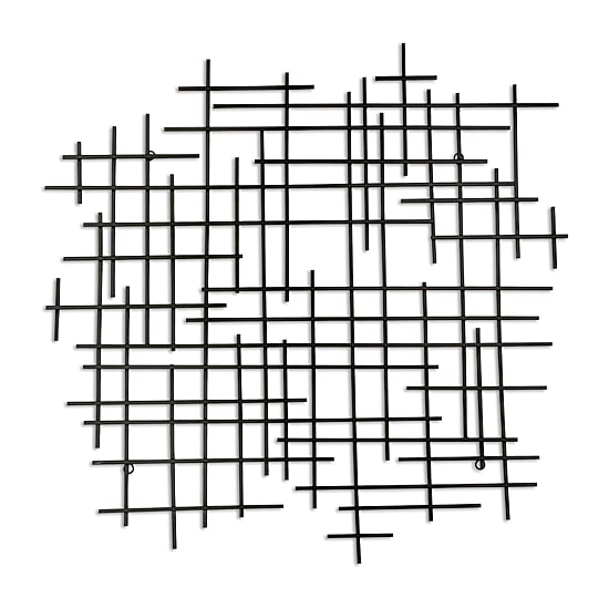 Iquara Small Abstract Metal Wall Art