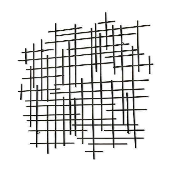 Iquara Small Abstract Metal Wall Art