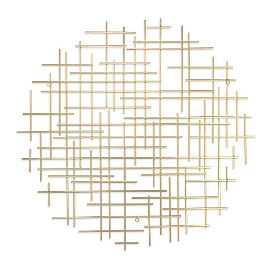 Iquara Large Round Metal Wall Art