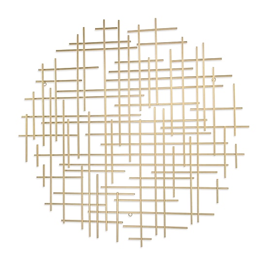 Iquara Large Round Metal Wall Art
