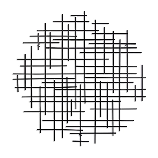 Iquara Small Round Metal Wall Art