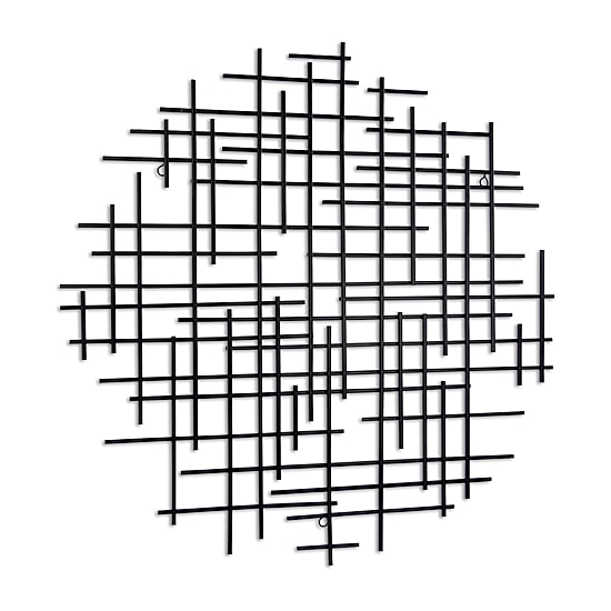 Iquara Small Round Metal Wall Art