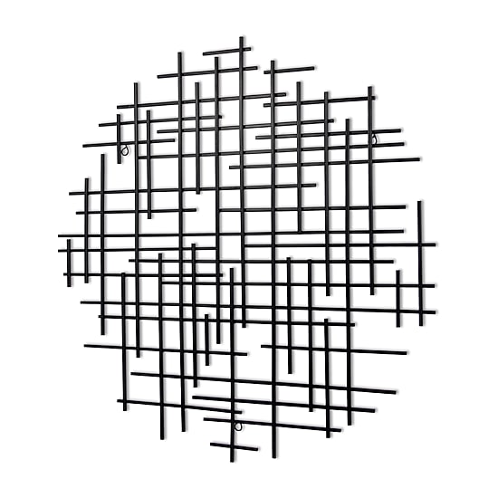 Iquara Small Round Metal Wall Art