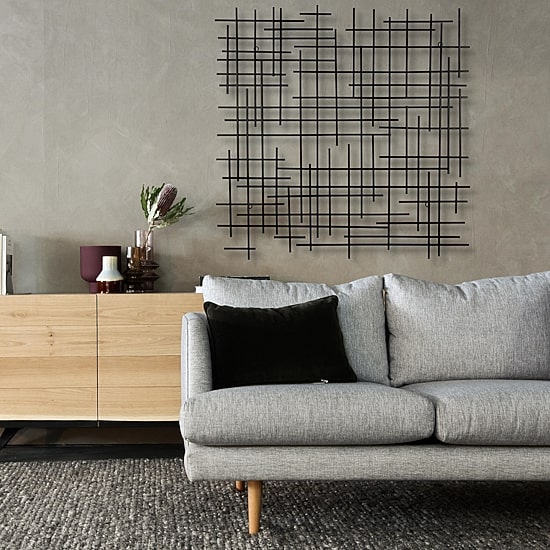 Iquara Large Square Metal Wall Art