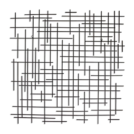 Iquara Large Square Metal Wall Art