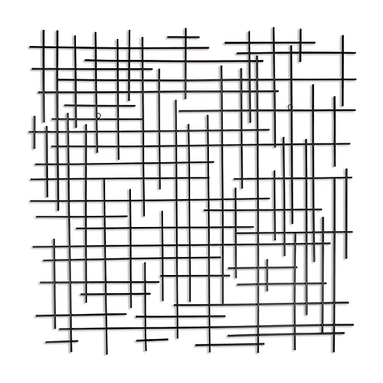 Iquara Large Square Metal Wall Art