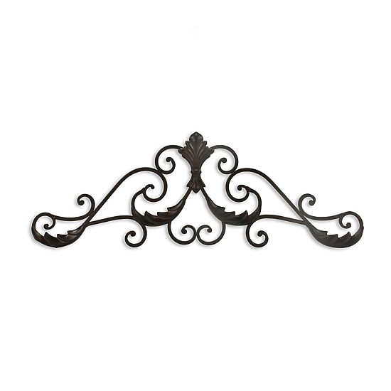 Cheungs 32" Horizontal  Décor With Overlapping Wave Accents Metal Wall Art