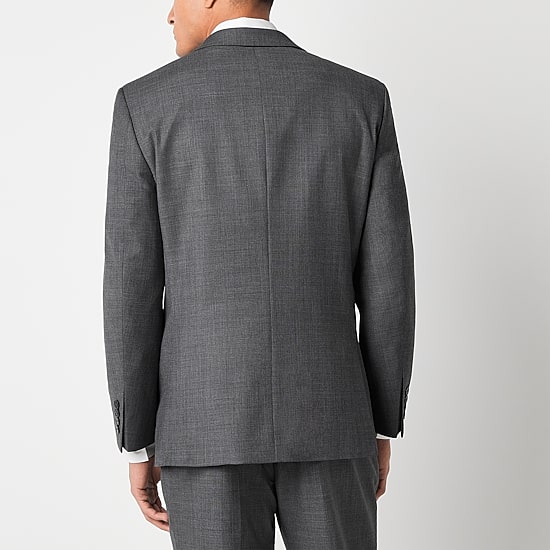 Collection By Michael Strahan Sharkskin Mens Modern Fit Suit Jacket