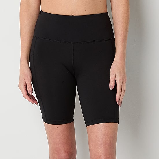 Xersion EverUltra Womens High Rise Quick Dry 8 Inch Bike Short