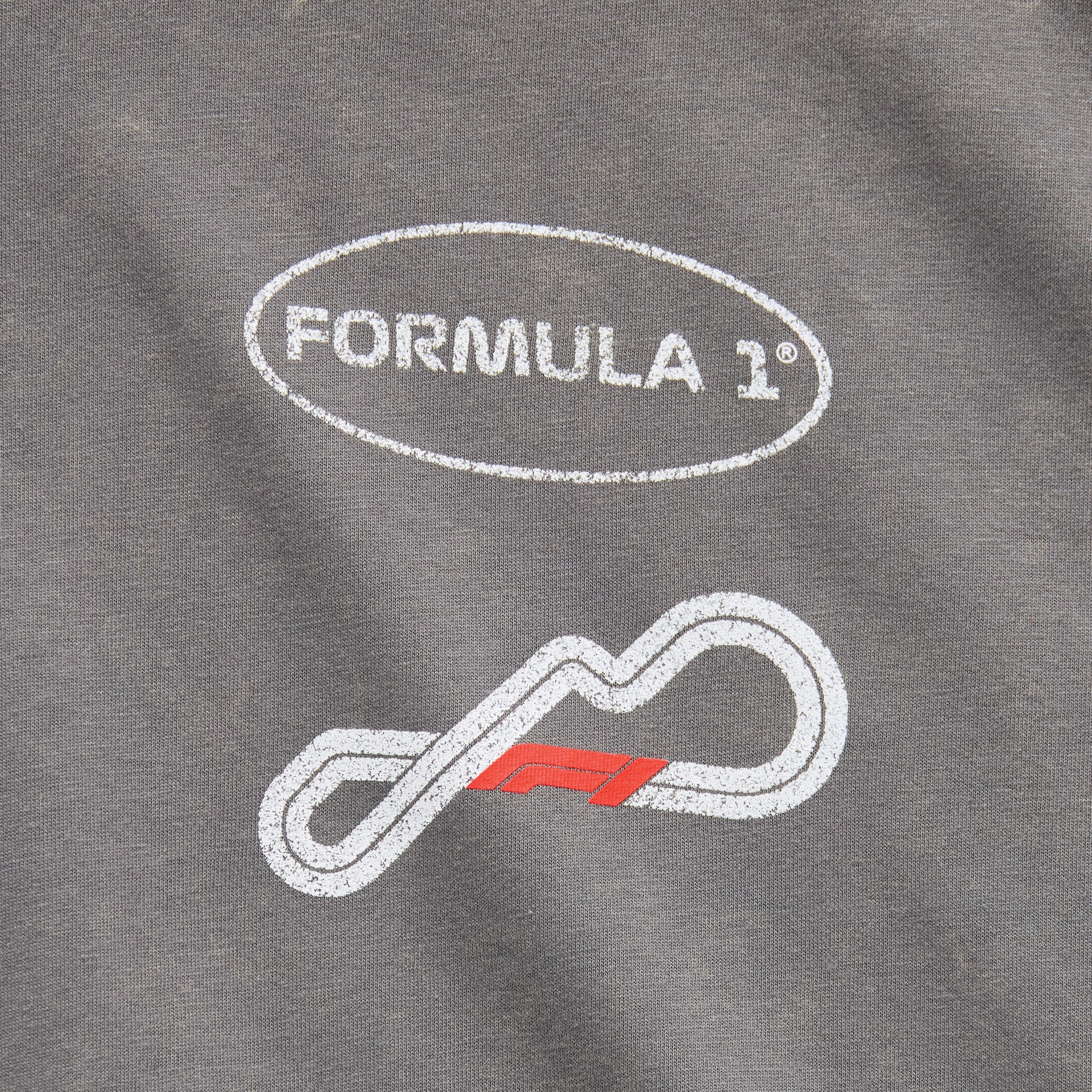 Formula 1 Womens Juniors Crew Neck Short Sleeve Oversized Graphic T-Shirt