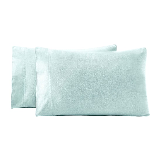 SUPERIOR® Solid Cotton Flannel Heavyweight Warm Pillowcase