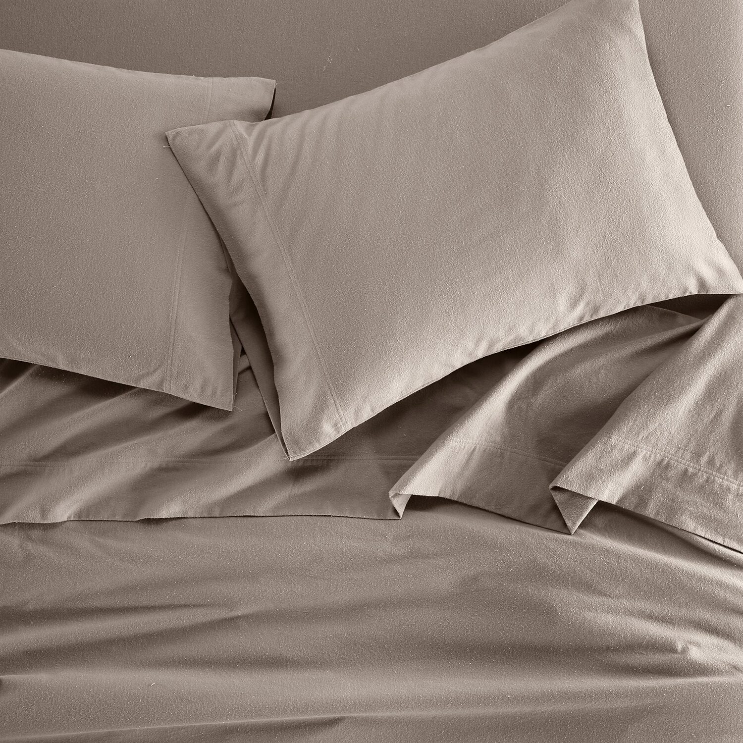 SUPERIOR® Rome Cotton Flannel Solid Warm Deep Pocket Sheet Set
