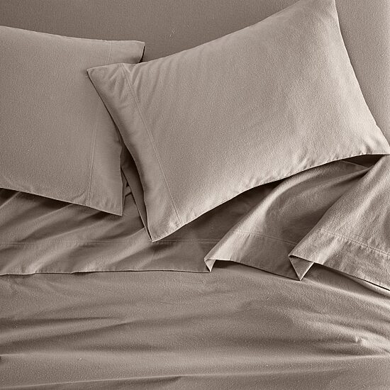 SUPERIOR® Rome Cotton Flannel Solid Warm Deep Pocket Sheet Set
