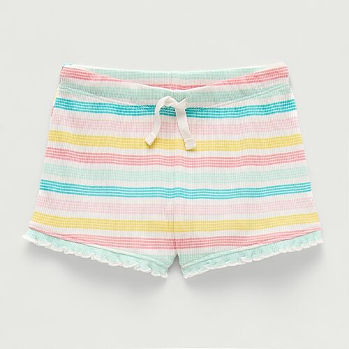 Okie Dokie Toddler & Little Girls Pull-On Short, 3t, White