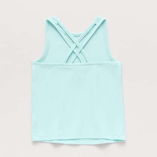 Okie Dokie Toddler & Little Girls Crew Neck Sleeveless Tank Top