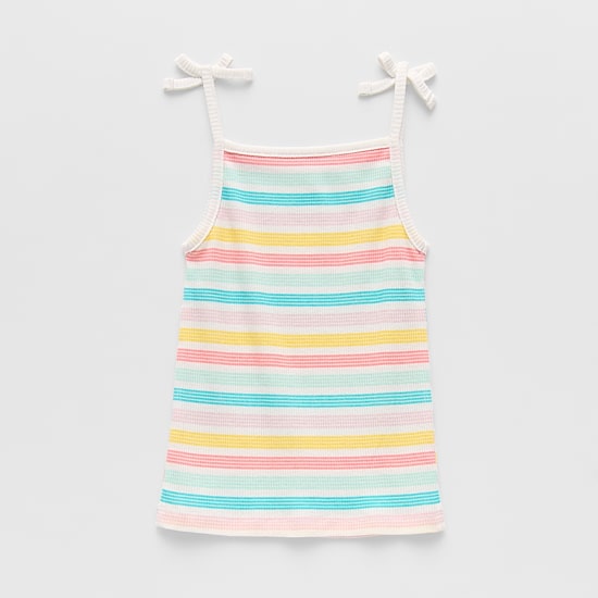 Okie Dokie Toddler & Little Girls Straight Neck Sleeveless Tank Top