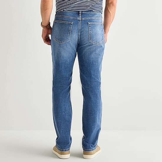 St. John's Bay Mens Regular Fit Straight Leg Jean