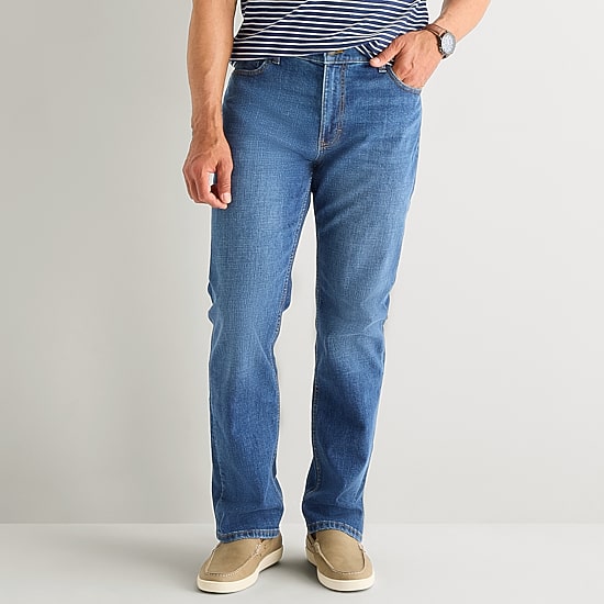 St. John's Bay Mens Regular Fit Straight Leg Jean
