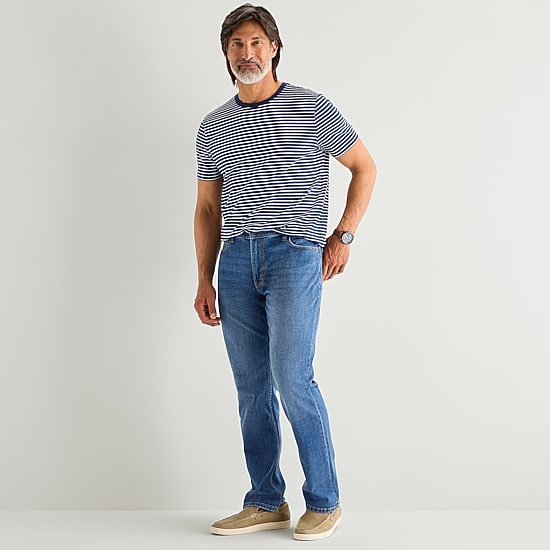 St. John's Bay Mens Regular Fit Straight Leg Jean