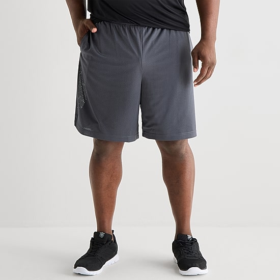 Xersion Mens Big and Tall Mid Rise 9" Basketball Short