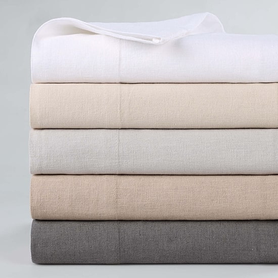 SUPERIOR® Orion Linen Garment Washed Soft Deep Pocket Sheet Set