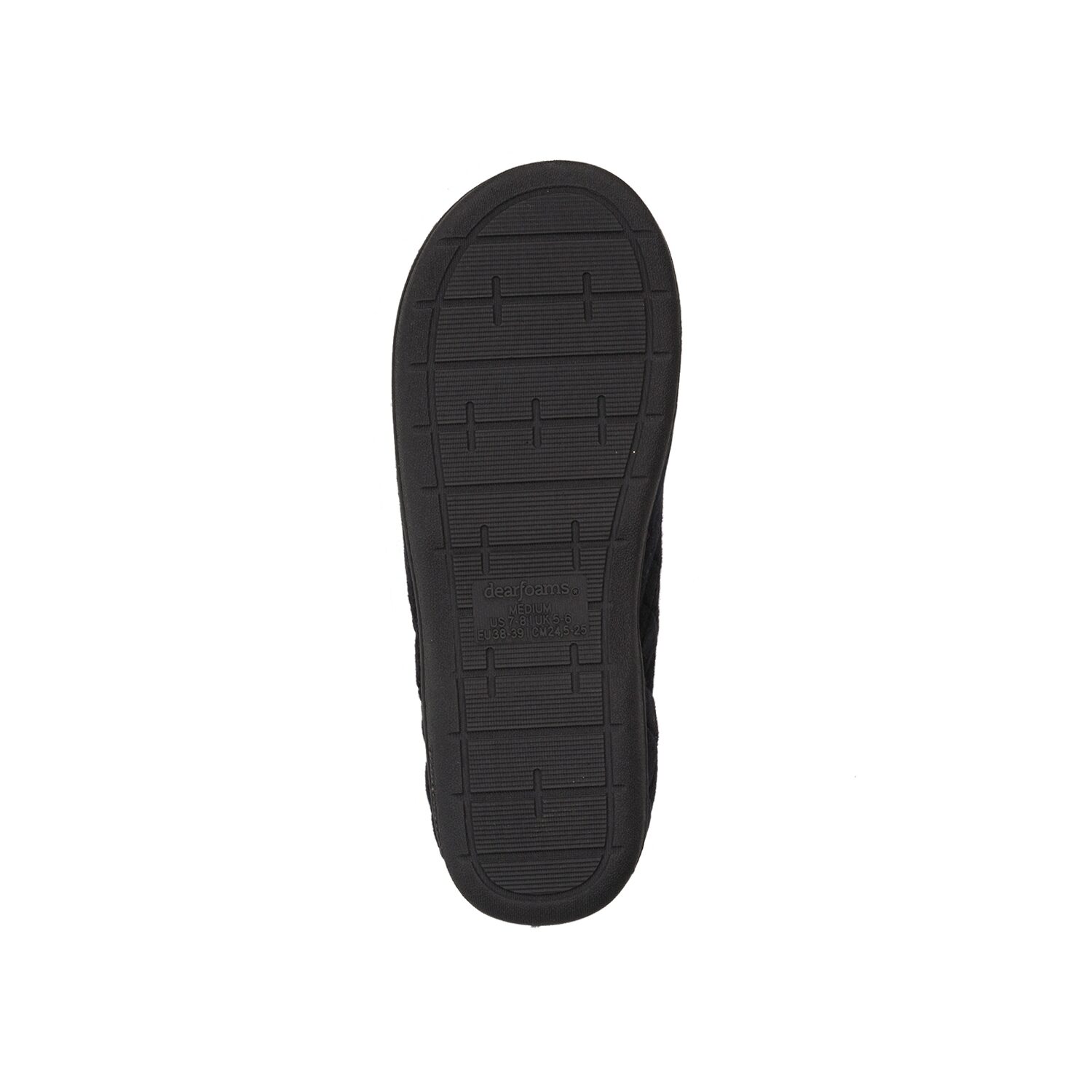 Dearfoams Darcy Velour Scuff Womens Memory Foam Clog Slippers