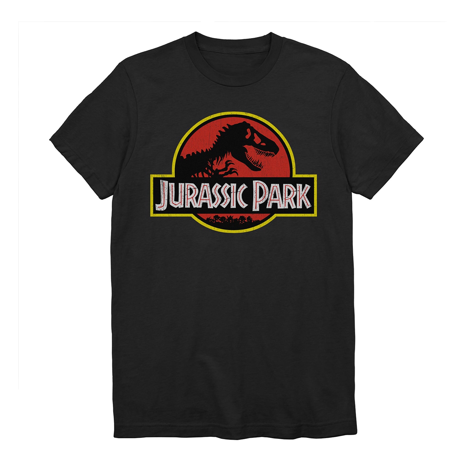 Jurassic Park Mens Crew Neck Short Sleeve Regular Fit World Graphic T-Shirt