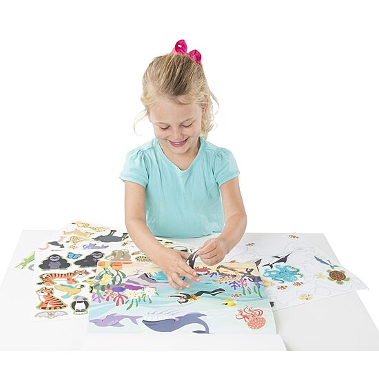 Melissa & Doug Rs Bndl Vehicles Habitats Activity Pad Prehistoric 3-pc. Stickers