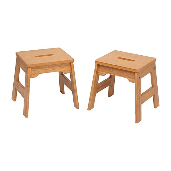 Melissa & Doug Wooden Stools 2-pc. Table & Chair Set