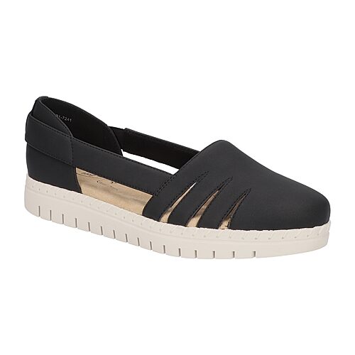 Easy Street Womens Bugsy Slip-On Shoe, 9 Narrow, Black