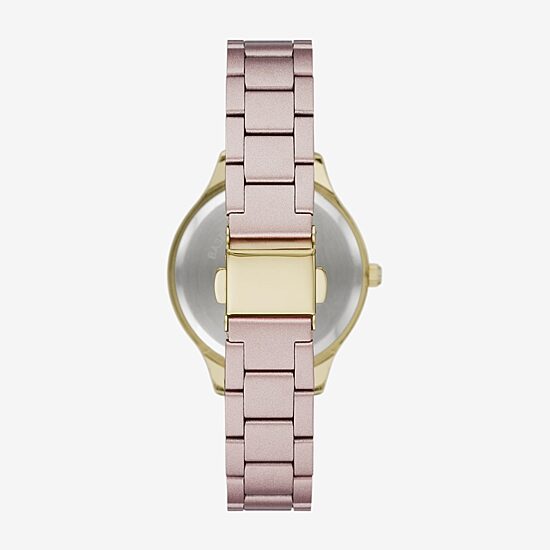 Geneva Ladies Womens Crystal Accent Pink Bracelet Watch Fmdjm280