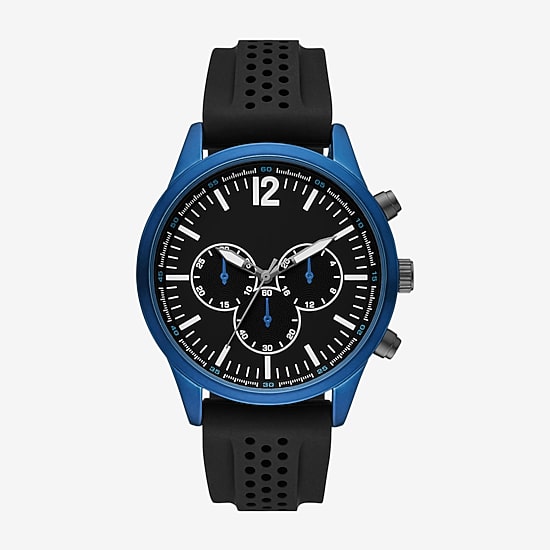 Mens Black Strap Watch Fmdjo287