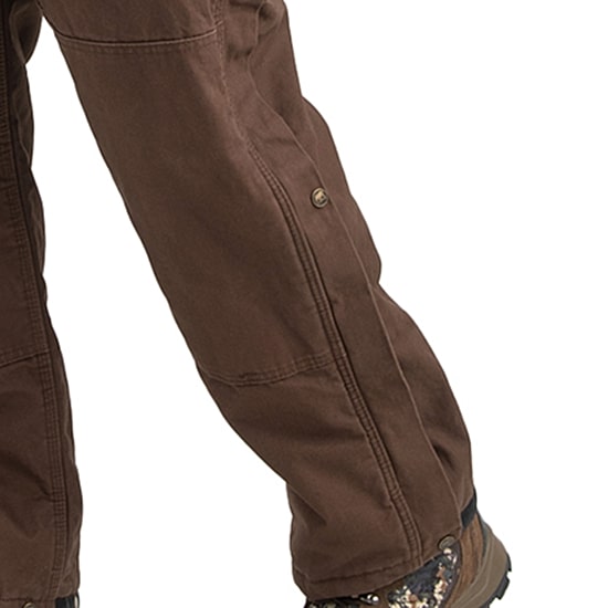Berne Highland Washed Insulated Bibs Short Mens Workwear Overall