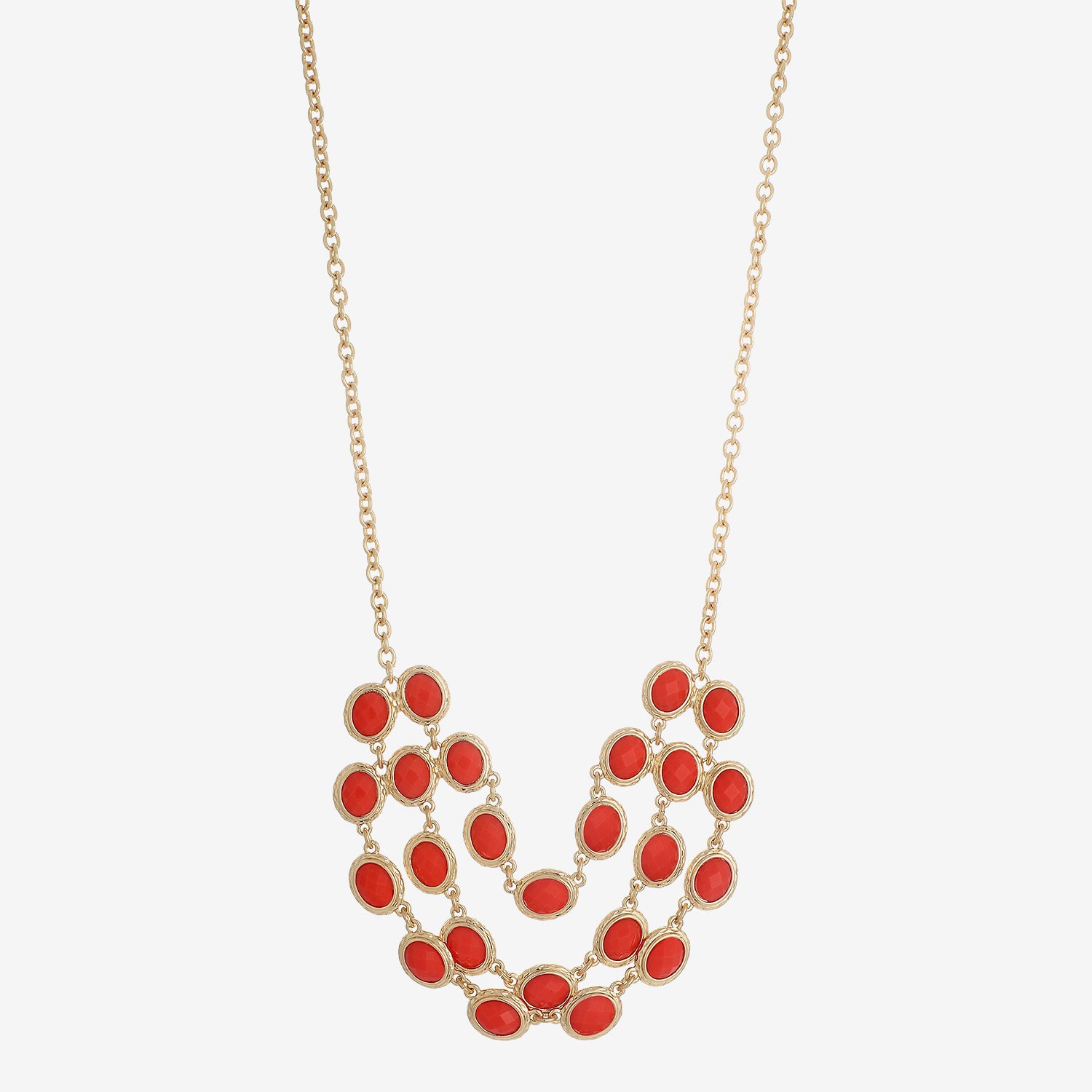 Monet Jewelry Womens Gold Tone 18 Inch Strand Necklace