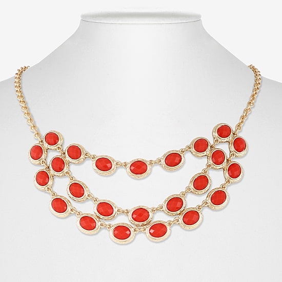 Monet Jewelry Womens Gold Tone 18 Inch Strand Necklace