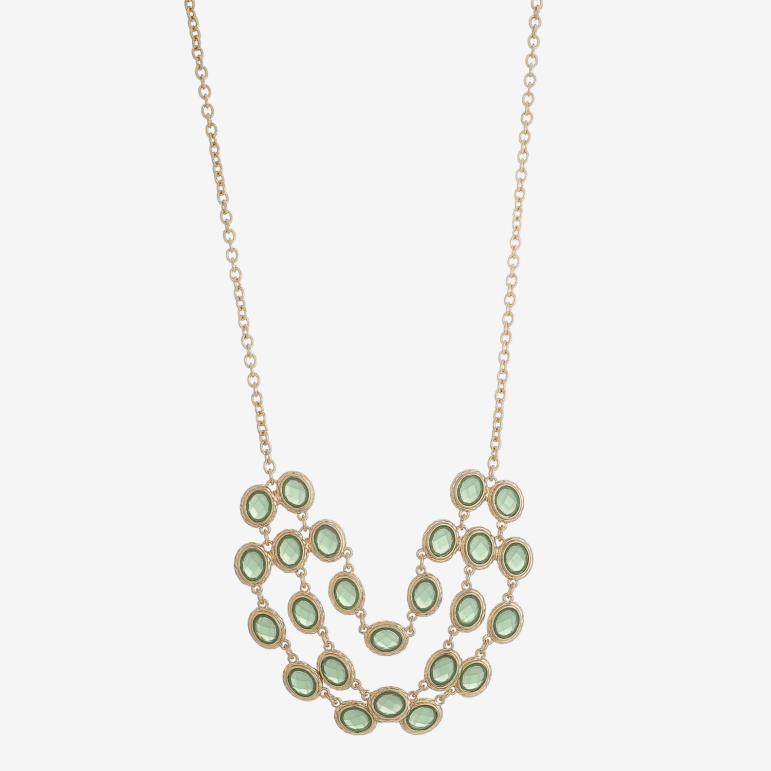Monet Jewelry Womens Gold Tone 18 Inch Strand Necklace