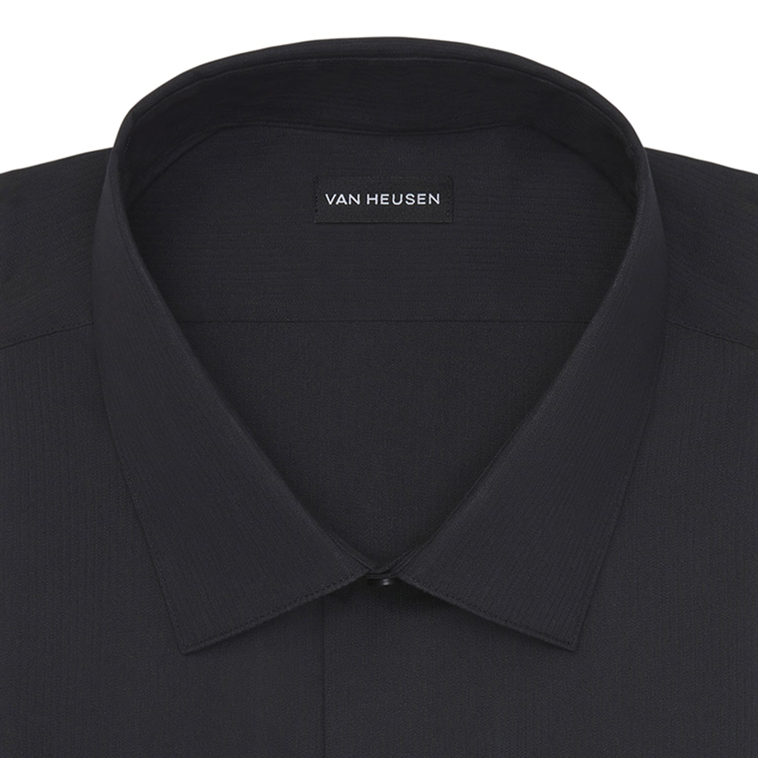 Van Heusen Everyday Defense Stain Shield Fitted Mens Modern Fit Stretch Fabric Wrinkle Free Long Sleeve Dress Shirt
