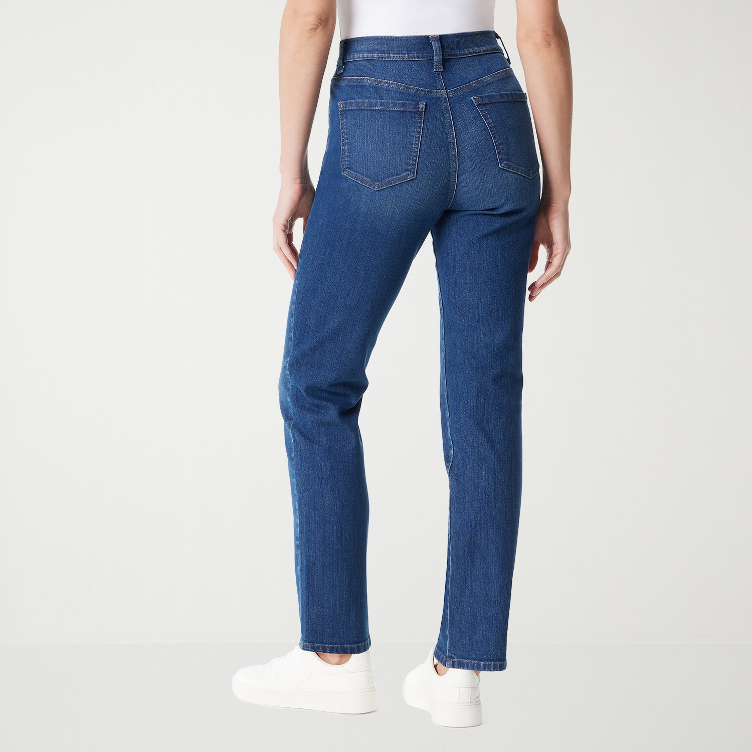 Gloria Vanderbilt Amanda Womens High Rise Tapered Leg Jean