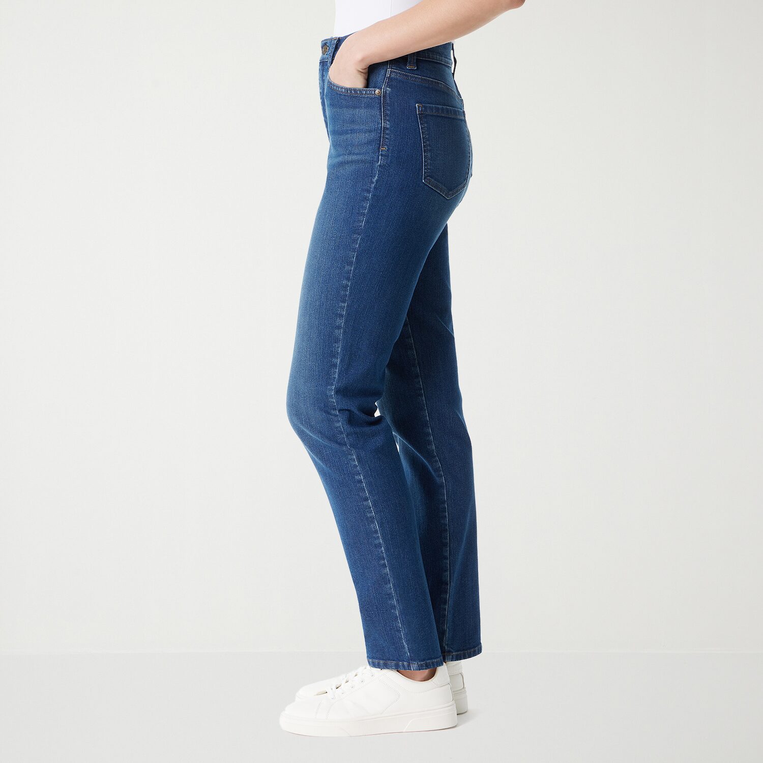 Gloria Vanderbilt Amanda Womens High Rise Tapered Leg Jean