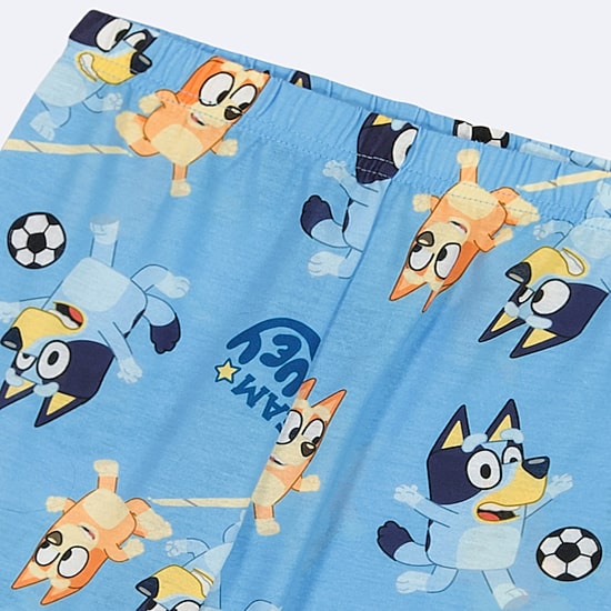 Toddler Boys Bluey Crew Neck Short Sleeve 3-pc. Pajama Set