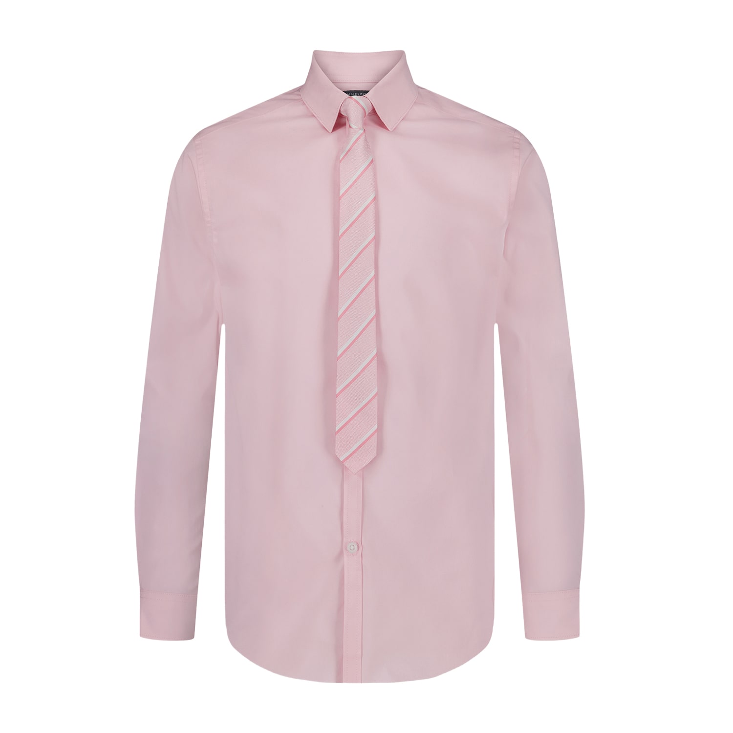 Van Heusen Little & Big Kid Boys Stretch Fabric Long Sleeve Point Collar Shirt + Tie Set