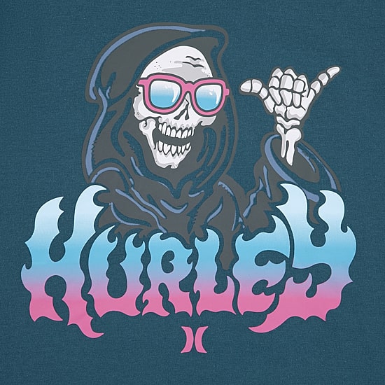 Hurley Big Kid Boys Crew Neck Short Sleeve Regular Fit Graphic T-Shirt