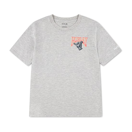 Hurley Big Kid Boys Crew Neck Short Sleeve Regular Fit Graphic T-Shirt