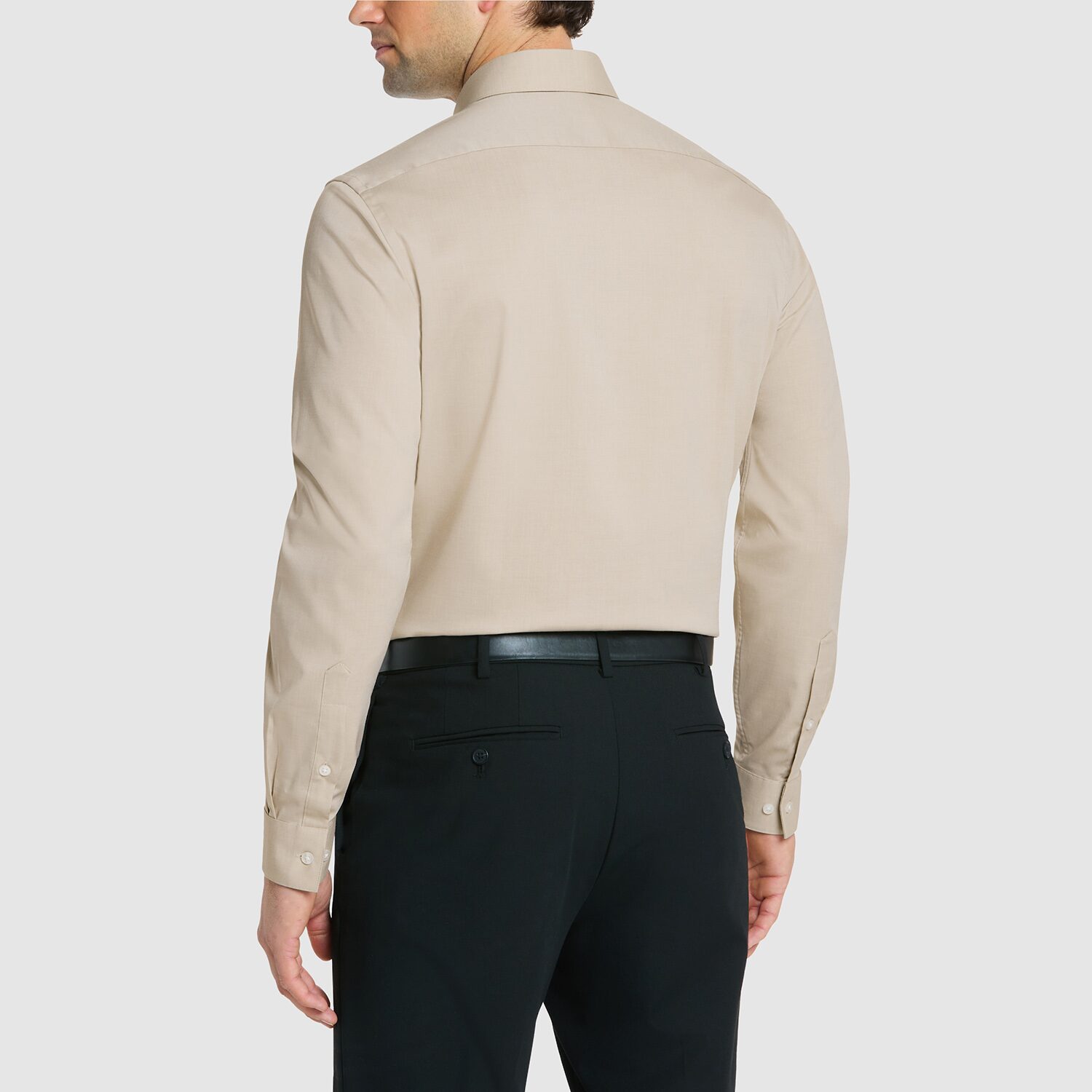 Van Heusen Comfort Performance Mens Slim Fit Stretch Fabric Wrinkle Free Long Sleeve Dress Shirt
