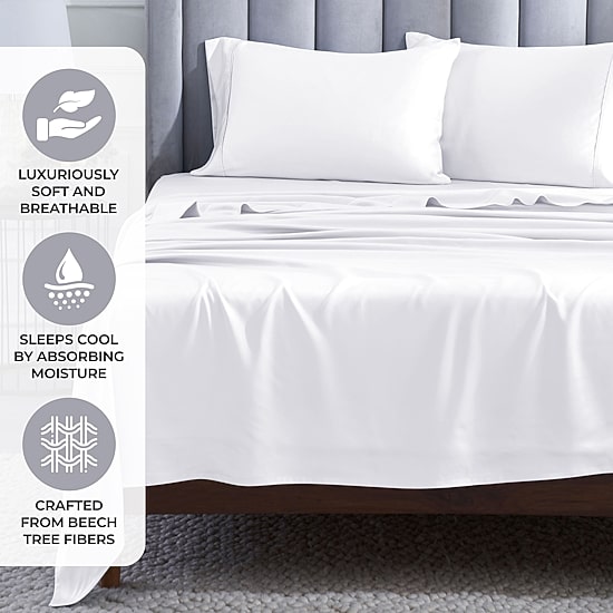 SUPERIOR® Beechwood Modal Premium Cooling 400tc Deep Pocket Sheet Set